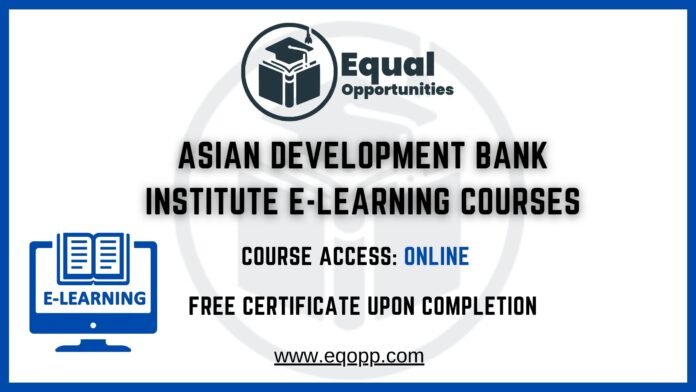 ADBI E-Learning Program