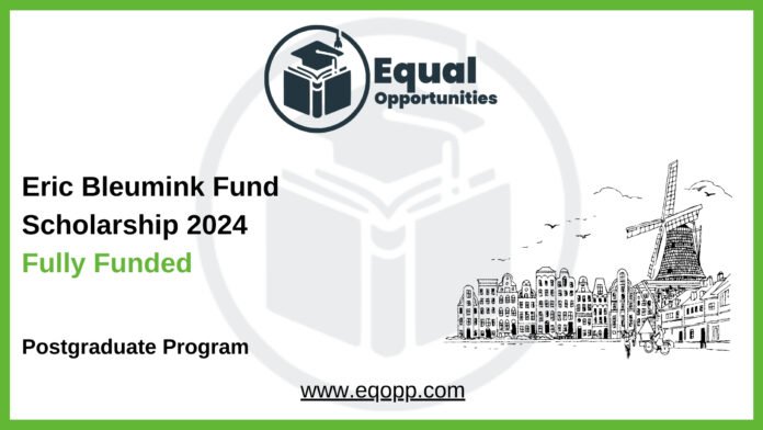 Eric Bleumink Fund Scholarship 2024