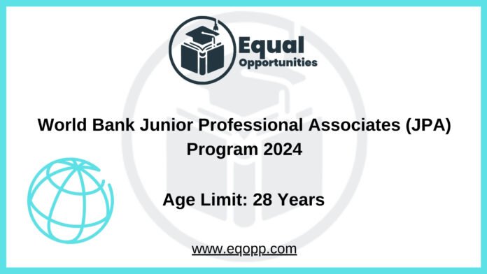 World Bank Junior Professional Associates (JPA) Program 2024