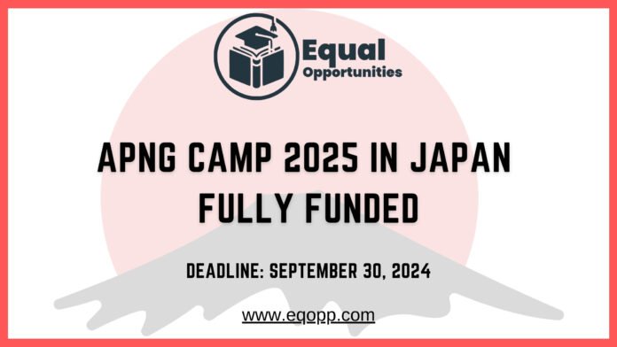 APNG Camp 2025 in Japan Fully Funded