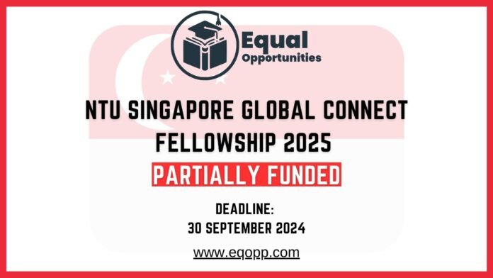 NTU Singapore Global Connect Fellowship 2025 Partially Funded