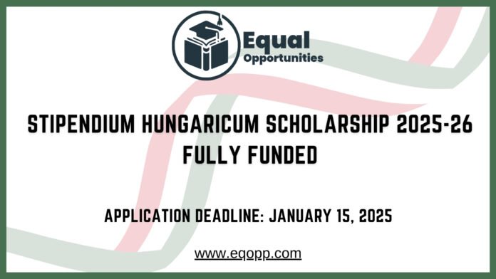 Stipendium Hungaricum Scholarship 2025-26 Fully Funded