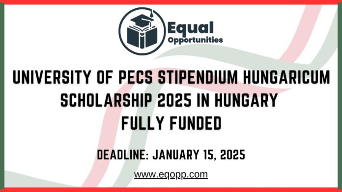 University of Pecs Stipendium Hungaricum Scholarship 2025 in Hungary | Fully Funded