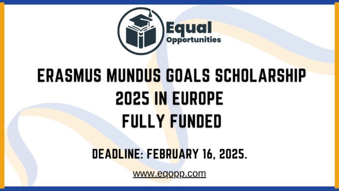 Erasmus Mundus GOALS Scholarship