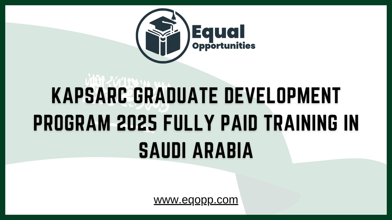 KAPSARC Graduate Development Program 2025 | Fully Paid